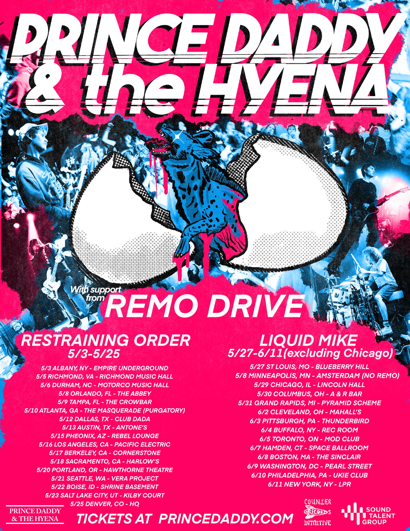 Prince Daddy and the Hyena Tour Poster 2026